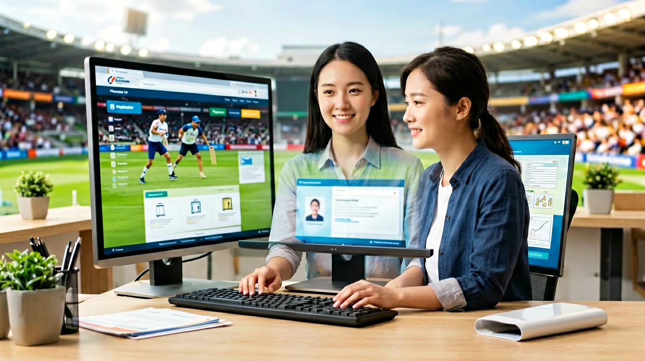 မှတ်ပုံတင်ခြင်းနှင့် မှတ်ပုံတင်စစ်ဆေးမှုဆိုင်ရာ မျက်နှာပြင်များ၊ အထောက်အထားစာရွက်များနှင့် မိုဘိုင်းစက်ကို ဖော်ပြထားသော ပုံရိပ်